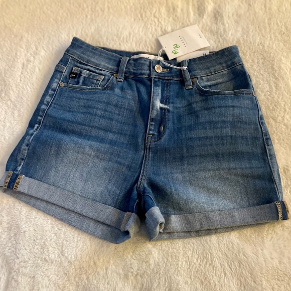 KANCAN High Rise Jean Shorts - Picture 6 of 8
